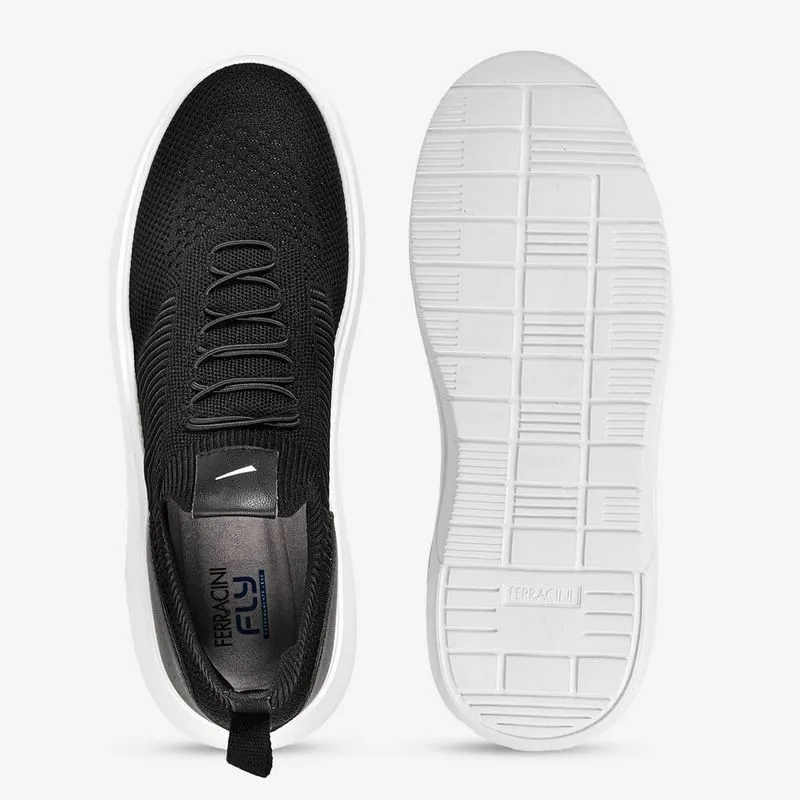 ZAPATILLA URBANA DE CUERO HOMBRE ENERGY NEGRO 8289-695A - 5