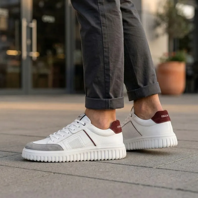 ZAPATILLA URBANA DE CUERO HOMBRE STILL BLANCO 8102-683C - 3