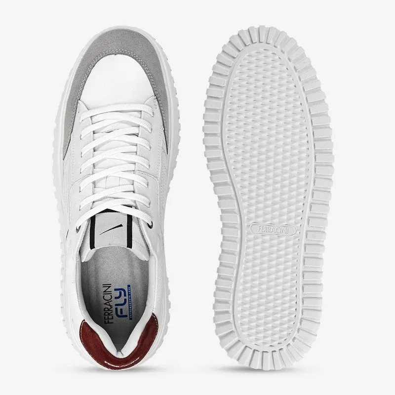 ZAPATILLA URBANA DE CUERO HOMBRE STILL BLANCO 8102-683C - 5