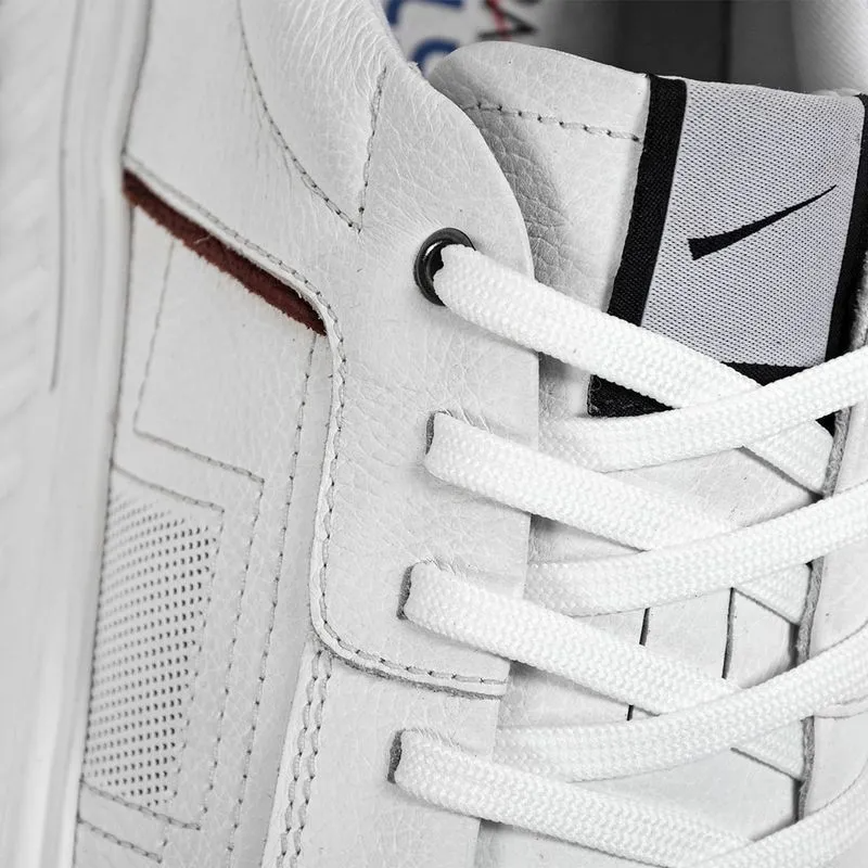 ZAPATILLA URBANA DE CUERO HOMBRE STILL BLANCO 8102-683C - 6