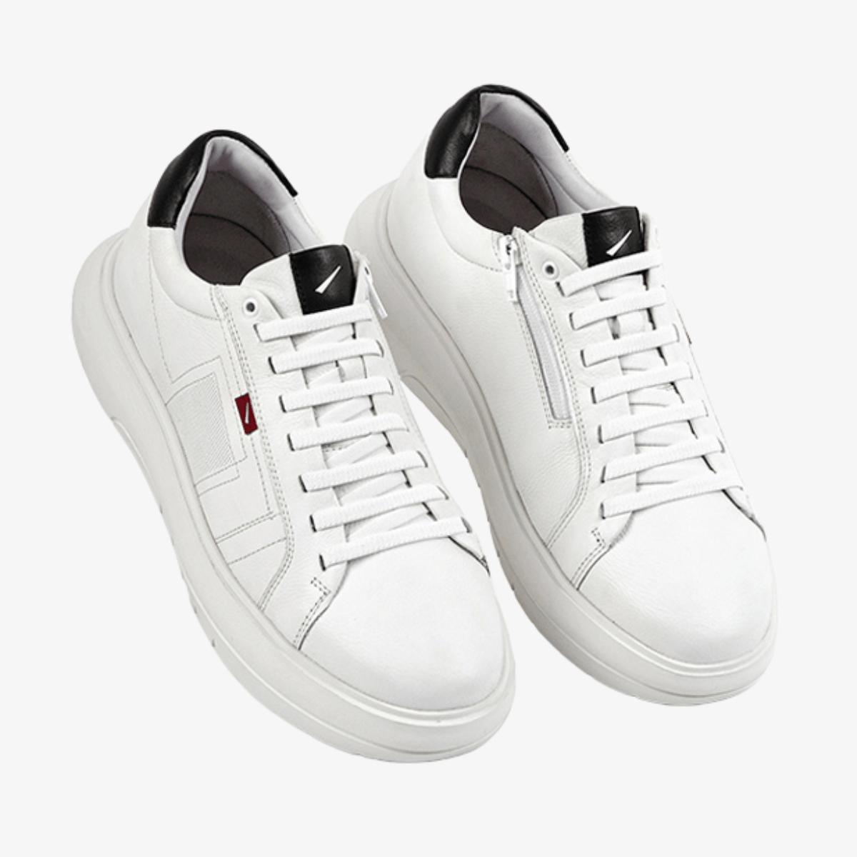 ZAPATILLA URBANA DE CUERO HOMBRE ENERGY BLANCO 8288-695C - 3