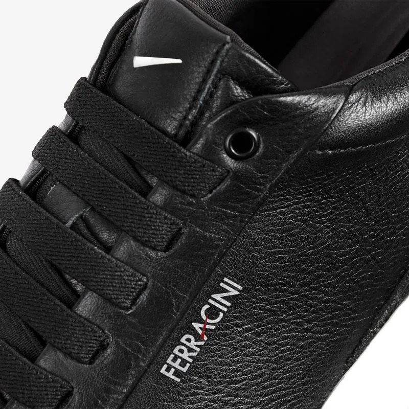 ZAPATILLA URBANA DE CUERO HOMBRE ENERGY NEGRO 8285-695A - 6