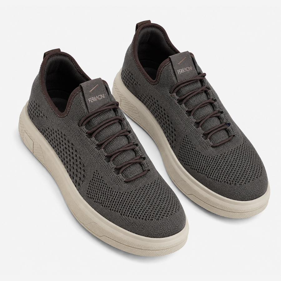 ZAPATILLA URBANA DE CUERO HOMBRE DREAM MARRON  CLARO 9064-683E - 3