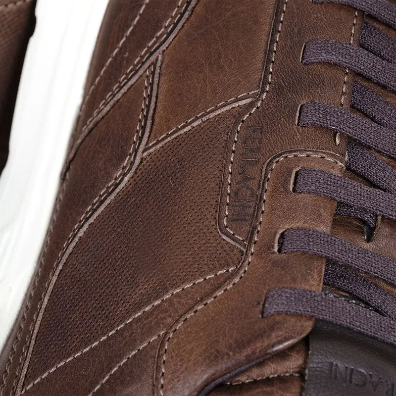 ZAPATILLA URBANA DE CUERO HOMBRE SPEED TABACO 8352-730D - 6