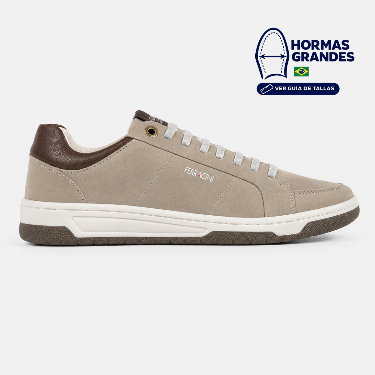 ZAPATILLA URBANA DE CUERO HOMBRE MARVIN TABACO 7316-683E - 1