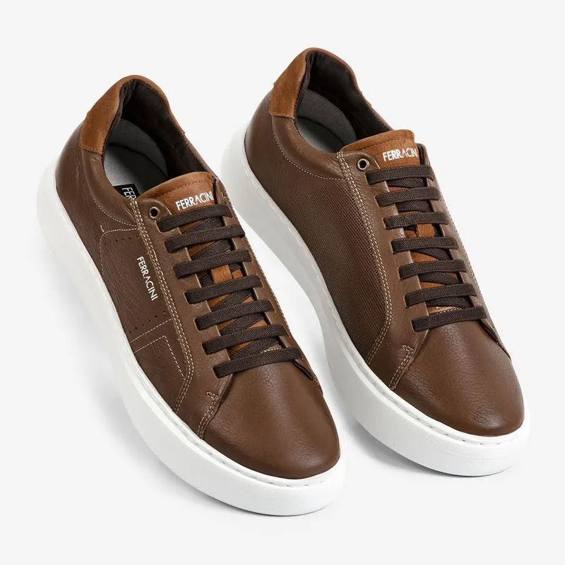 ZAPATILLA URBANA DE CUERO HOMBRE MARVIN TABACO 7316-683E - 4