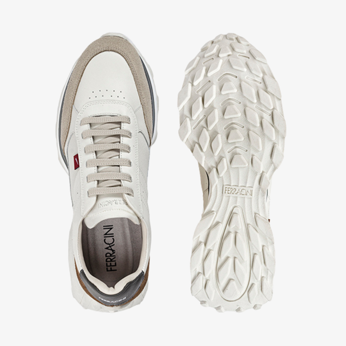 ZAPATILLA URBANA DE CUERO HOMBRE MID OFF WHITE 9437-718E - 4