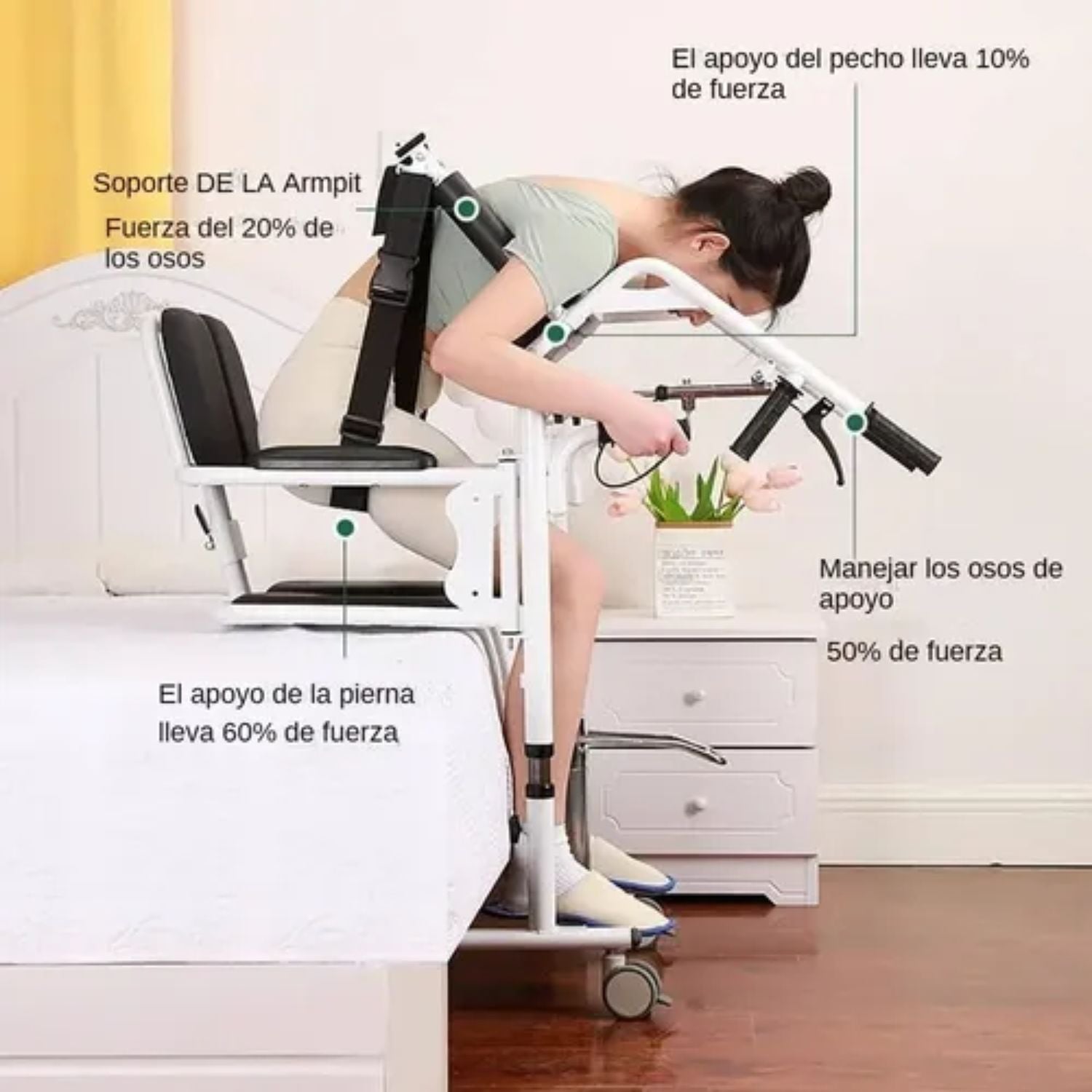 SILLA DE TRASLADO CON ELEVACION HIDRAULICA - 2