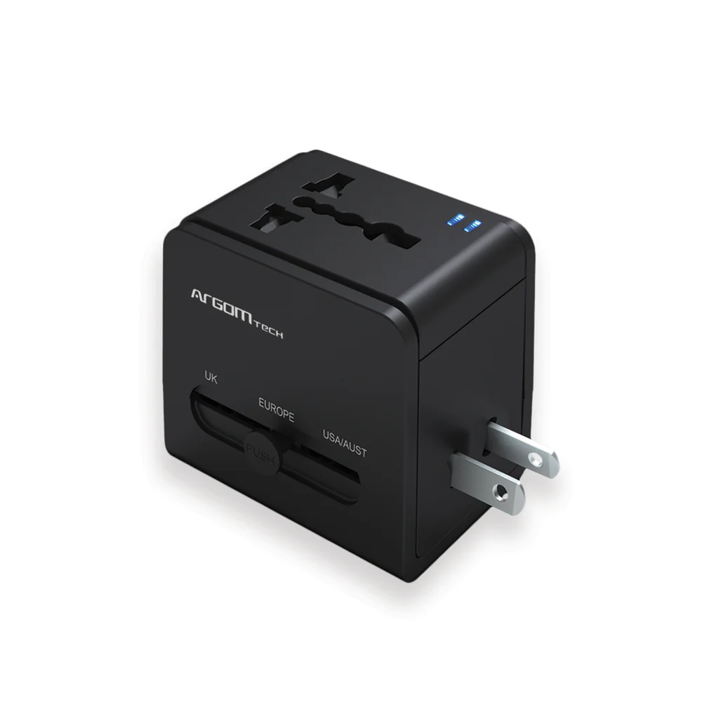 ADAPTADOR DE VIAJE UNIVERSAL CON CARGA RÁPIDA - 1