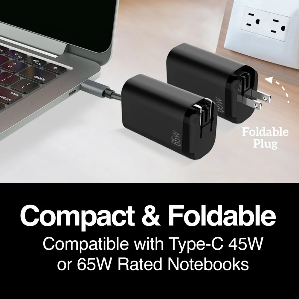CARGADOR DUAL TIPO C - USB VOLTA P7 CARGA RAPIDA 65W - 4