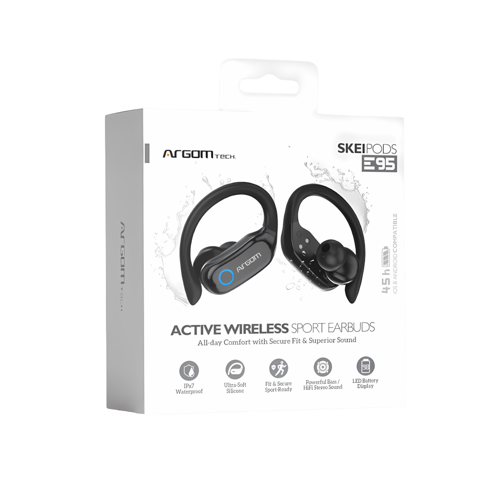 AUDIFONOS SKEIPODS E95 NEGRO - 5