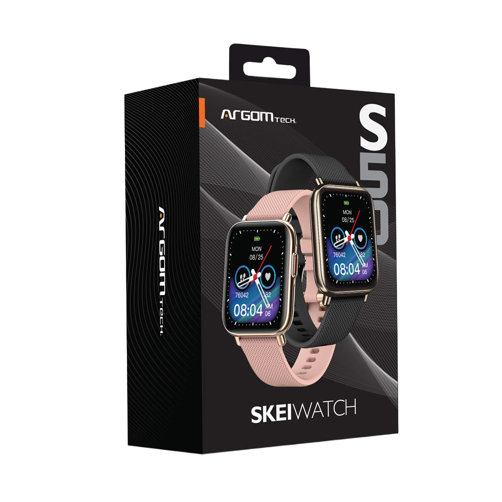 SMARTWATCH SKEIWATCH S50 + CORREA ADICIONAL IP68 ROSADO - 6