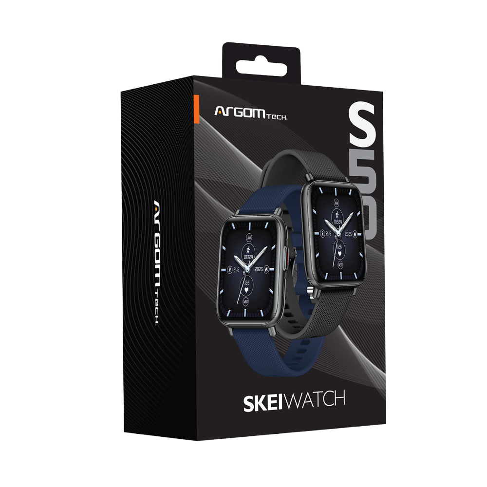 SMARTWATCH SKEIWATCH S50 + CORREA ADICIONAL IP68 NEGRO - 6