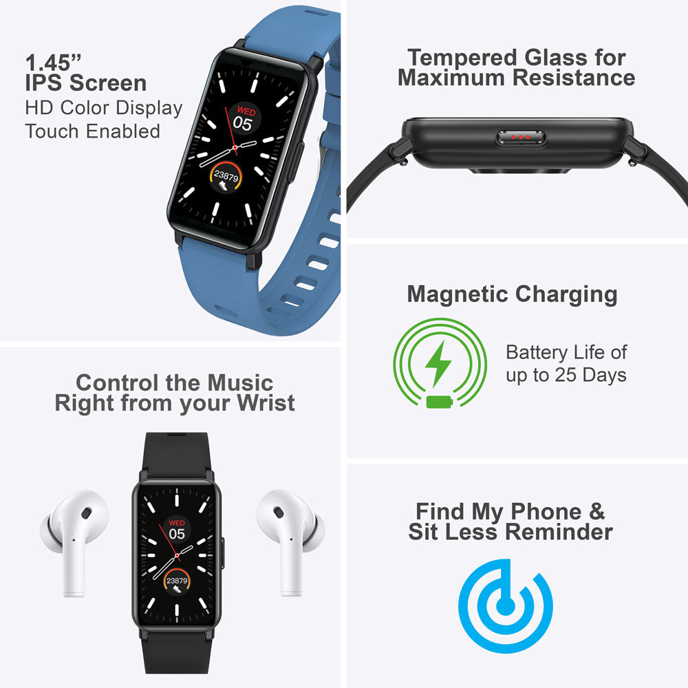 SMART WATCH ARGOM SKEIWATCH B20 NEGRO - 7