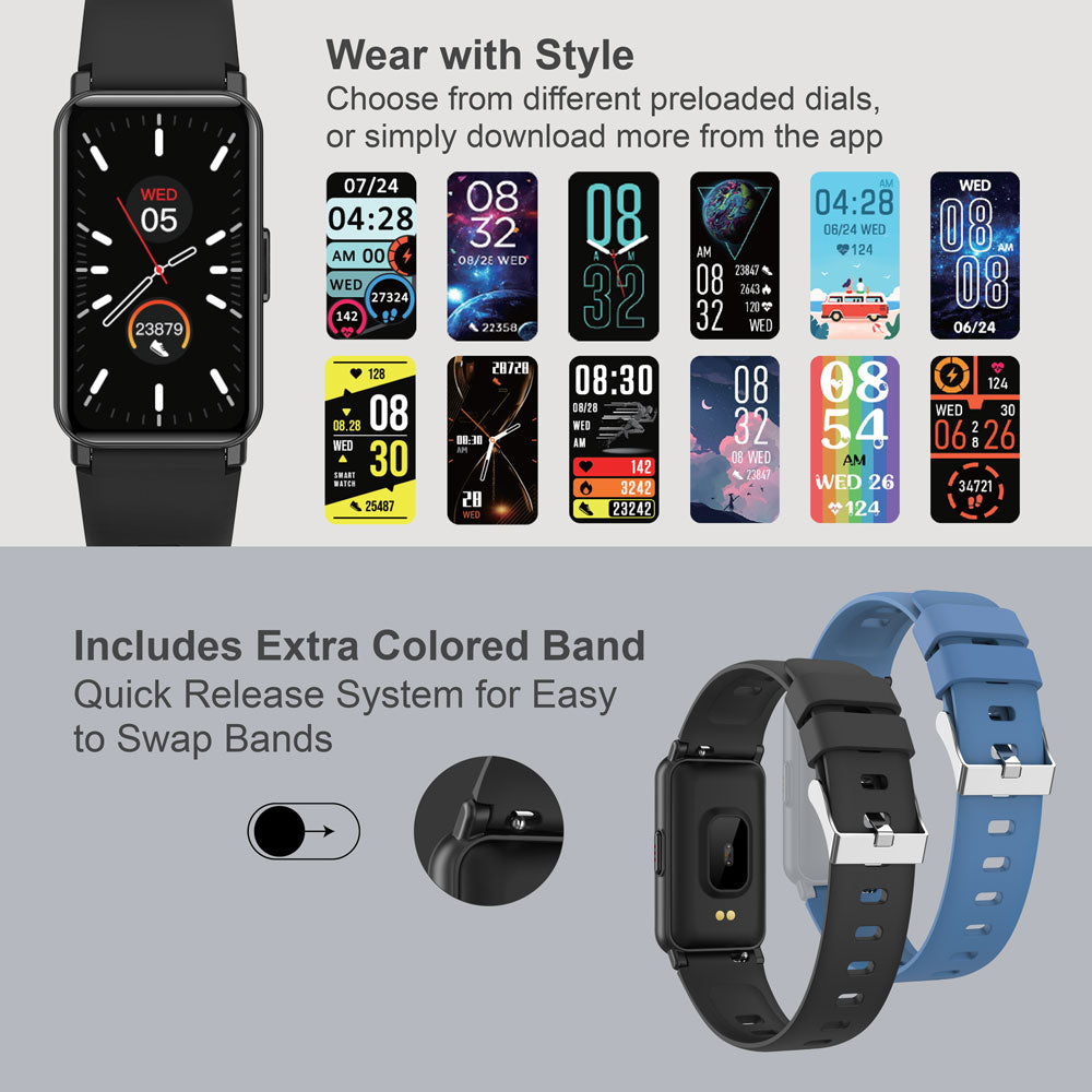 SMART WATCH ARGOM SKEIWATCH B20 NEGRO - 9