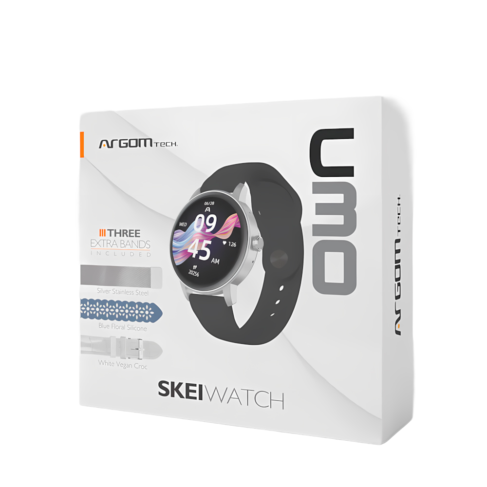 SMART WATCH ARGOM SKEIWATCH C30 PLATEADO - 2
