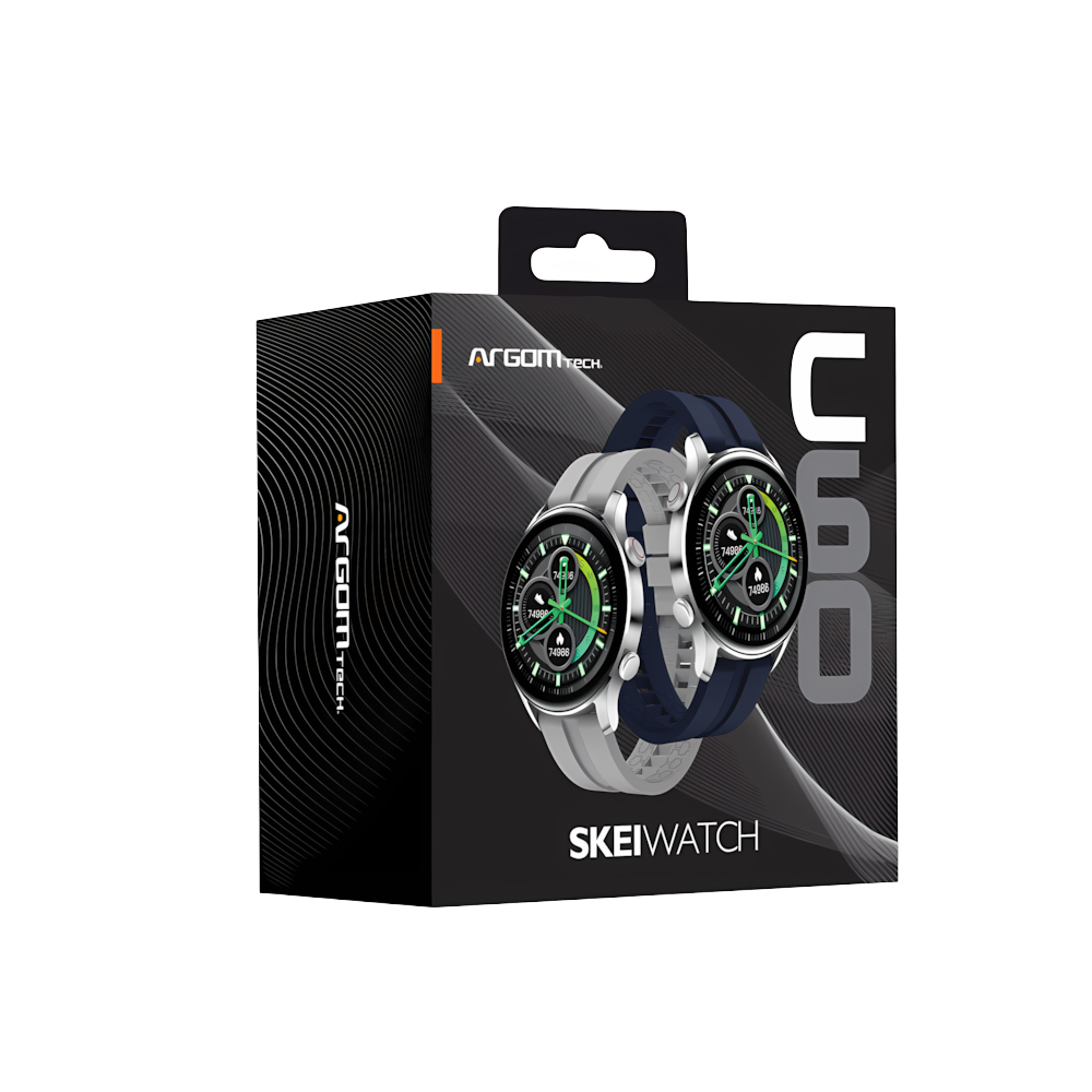 SMART WATCH ARGOM SKEIWATCH C60 PLATEADO - 6