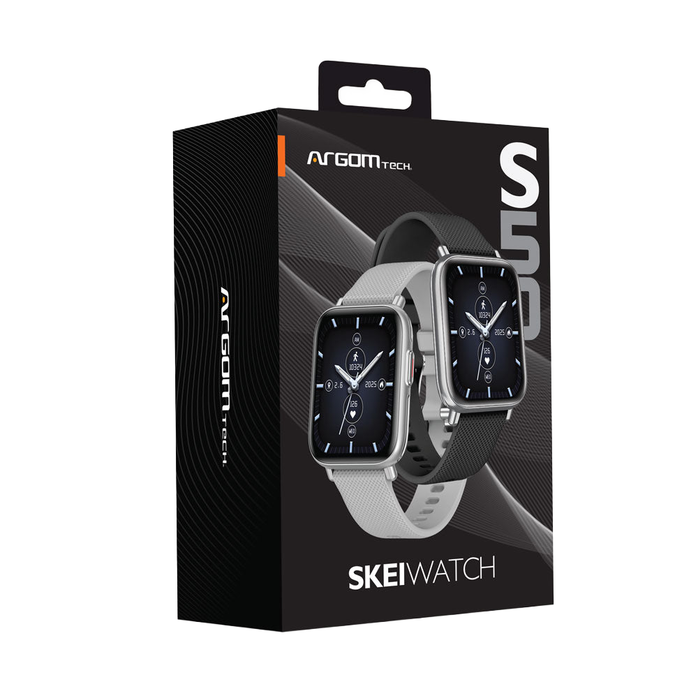SMART WATCH ARGOM SKEIWATCH S50 PLATEADO - 5