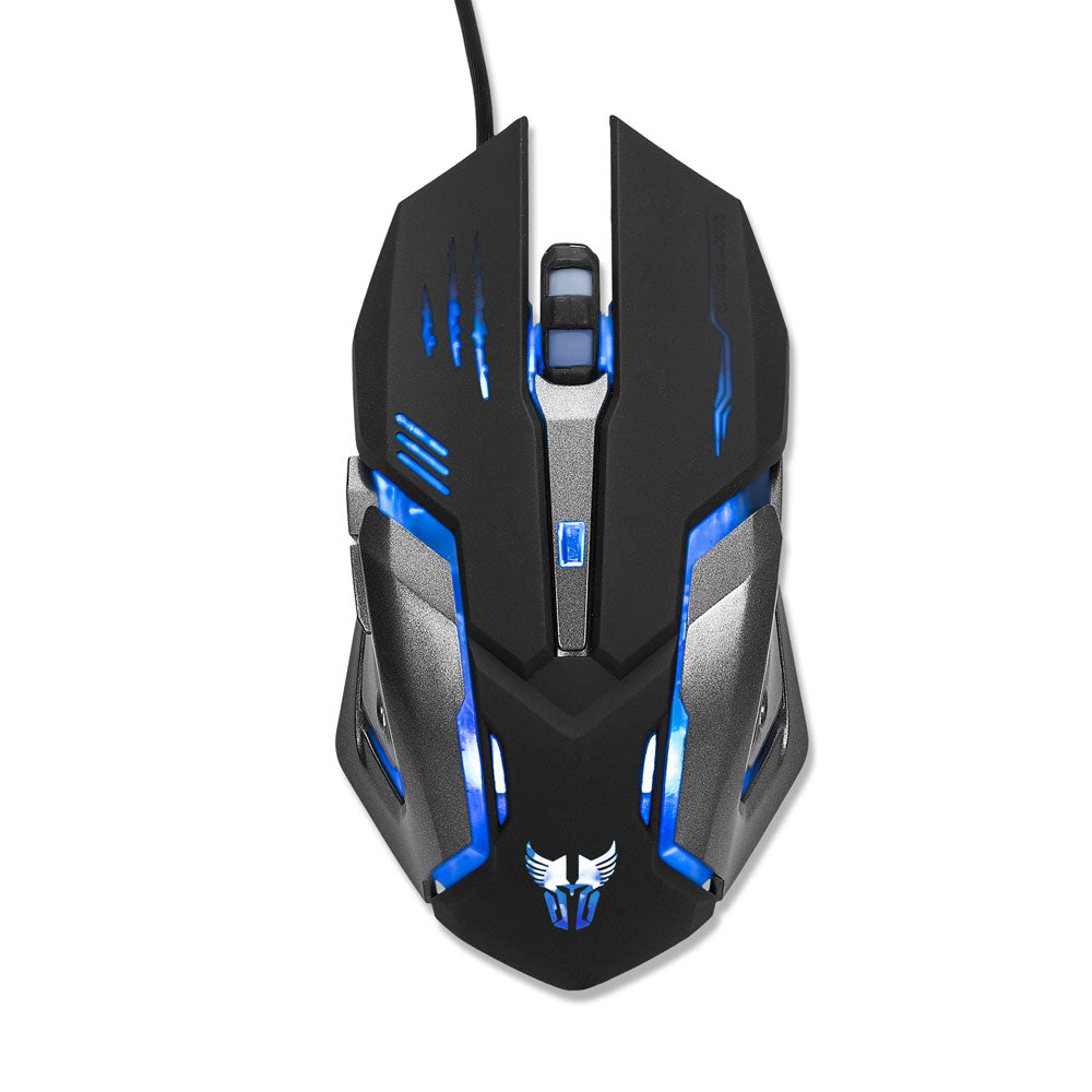 MOUSE GAMER COMBAT MS40 USB 6 BOTONES - 1