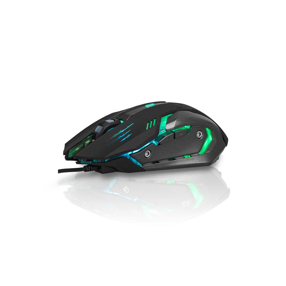 MOUSE GAMER COMBAT MS40 USB 6 BOTONES - 2