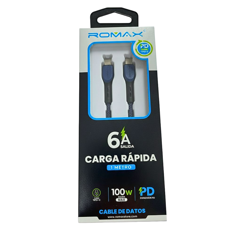 CABLE 6A TIPO C-C 100W 1M - 2