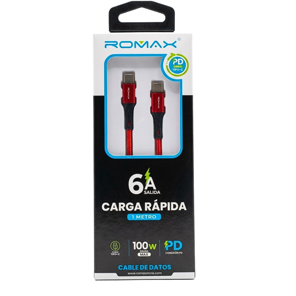 CABLE 6A TIPO C-C 100W 1M - 2