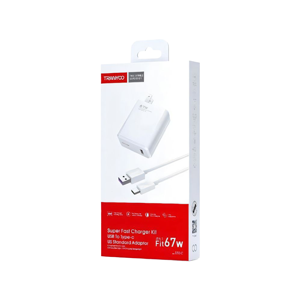 CARGADOR SUPER RAPIDO 67W TIPO C BLANCO - 3
