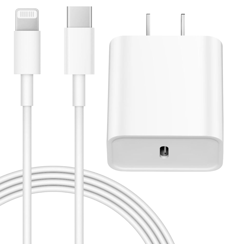 CARGADOR PARA IPHONE DE 20W + CABLE USB-C - 1
