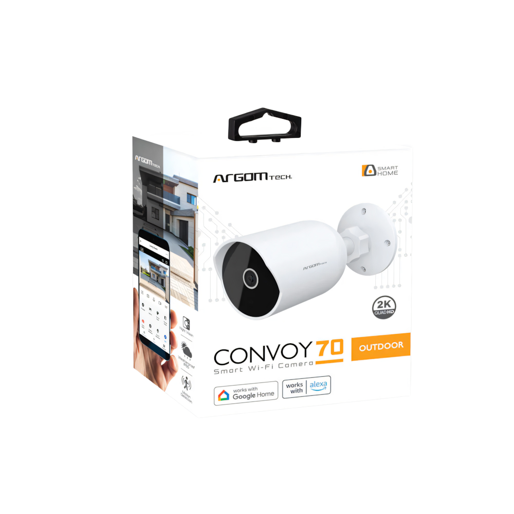 CÁMARA INTELIGENTE CONVOY 70 2K QHD CON VISIÓN NOCTURNA Y DETECCIÓN DE MOVIMIENTO - 3