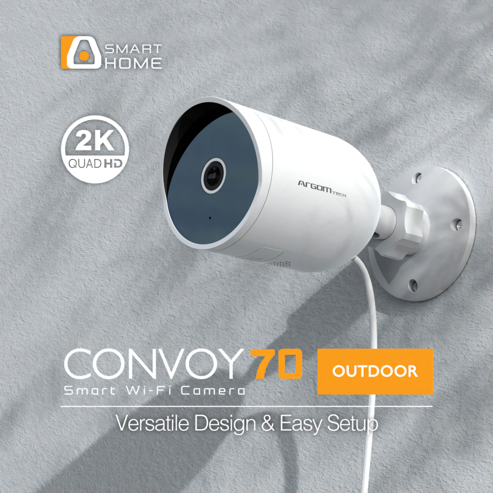 CÁMARA INTELIGENTE CONVOY 70 2K QHD CON VISIÓN NOCTURNA Y DETECCIÓN DE MOVIMIENTO - 7
