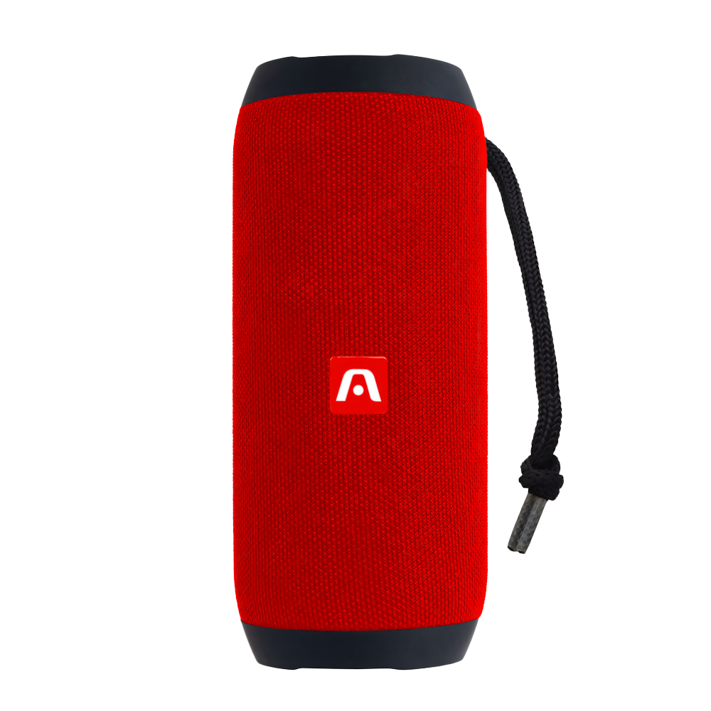 PARLANTE PORTÁTIL DRUM BEATS X INALÁMBRICO 10W CON RADIO FM Y USB ROJO - 1