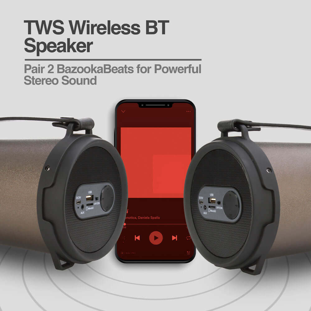 PARLANTE BAZOOKA BEATS BT 1500 MAH - 4