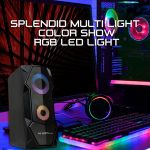 PARLANTE GAMER COMBAT SP68 ESTÉREO 2.0 - 3