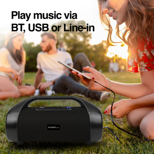 PARLANTE BLUETOOTH BOOMBOX ARGOM RADYON + BEATS BT - 7