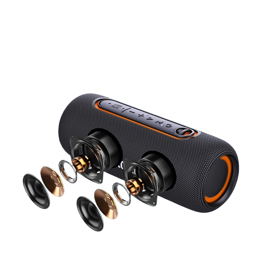 PARLANTE PORTÁTIL BLUETOOTH RADYON X30 BEATS NEGRO LUCES LED TWS - 4