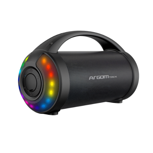 PARLANTE PORTÁTIL BLUETOOTH ARGOMTECH RADYON BEATS NEGRO LUCES LED RGB TWS - 1