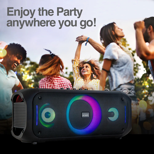 PARLANTE ARGOMTECH RAVE 75 PREMIUM 1500W LUCES LED KARAOKE - 3