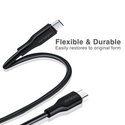 CABLE DURA FLEX 65W TIPO-C A TIPO-C 1.8M - 4
