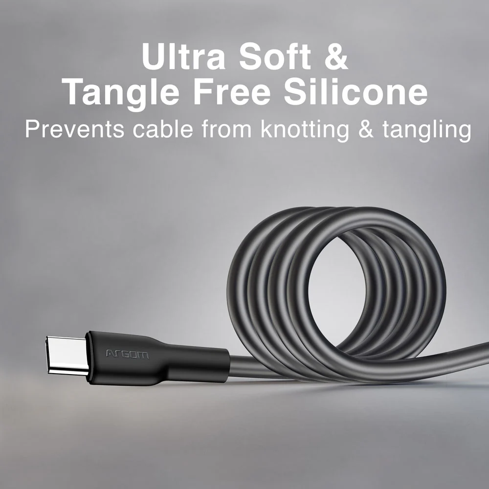 CABLE DURA FLEX 65W TIPO-C A TIPO-C 1.8M - 5
