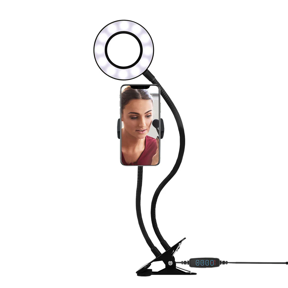 LAMPARA LED DE 3,5' BRAZO FLEXIBLE Y CLIP - 1