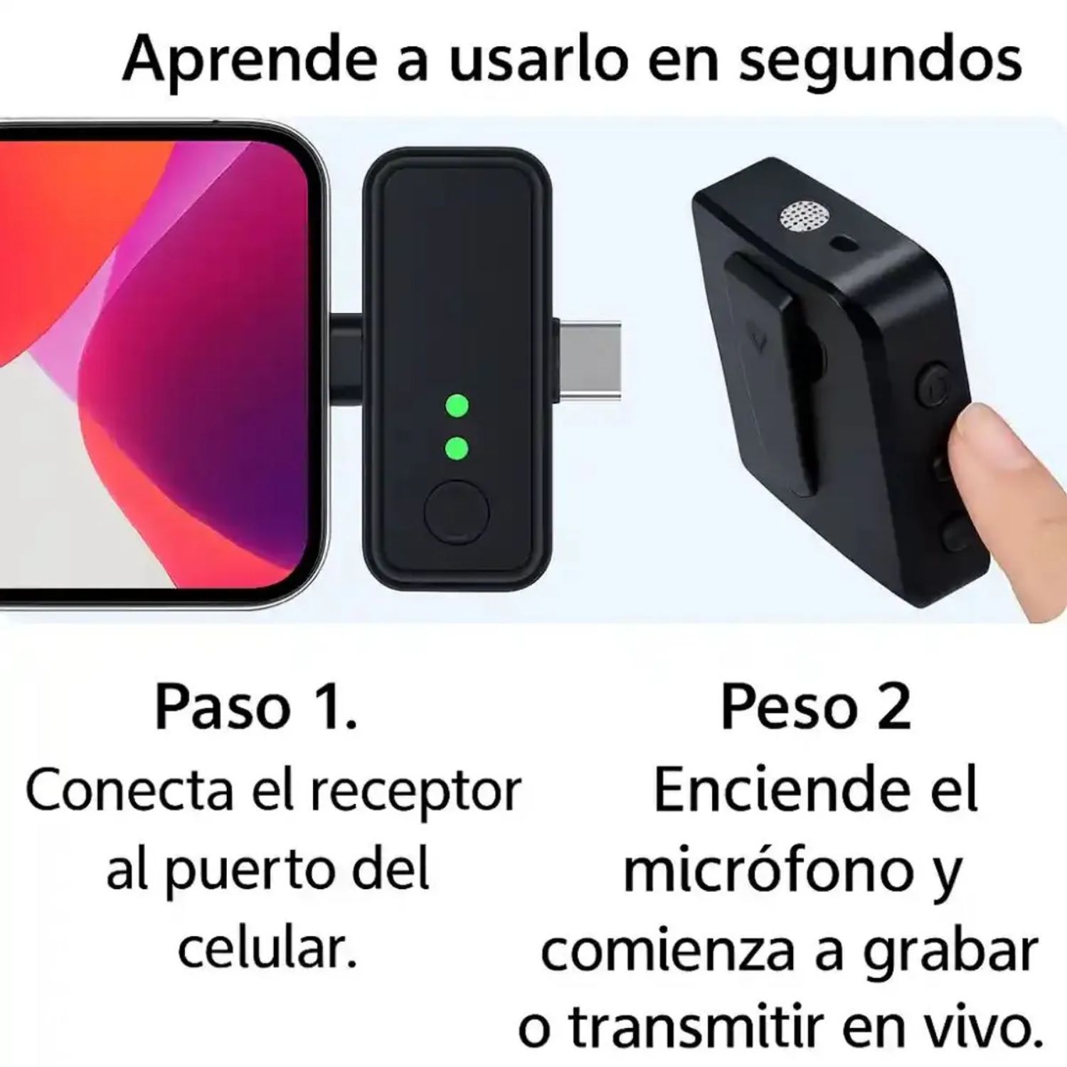 MICRÓFONO LAVALIER INALÁMBRICO SX31 DUAL - 3