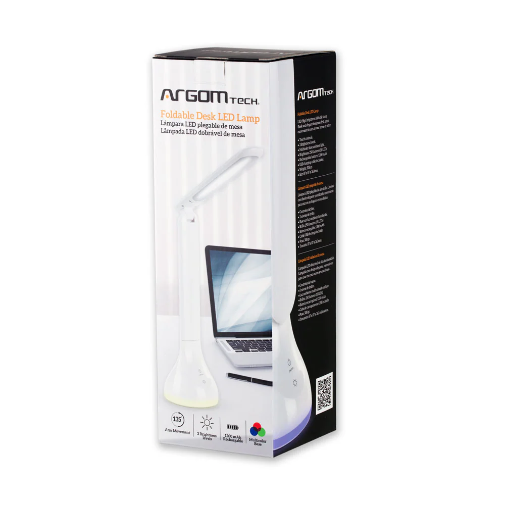 LAMPARA LED DE ESCRITORIO PLEGABLE - 3