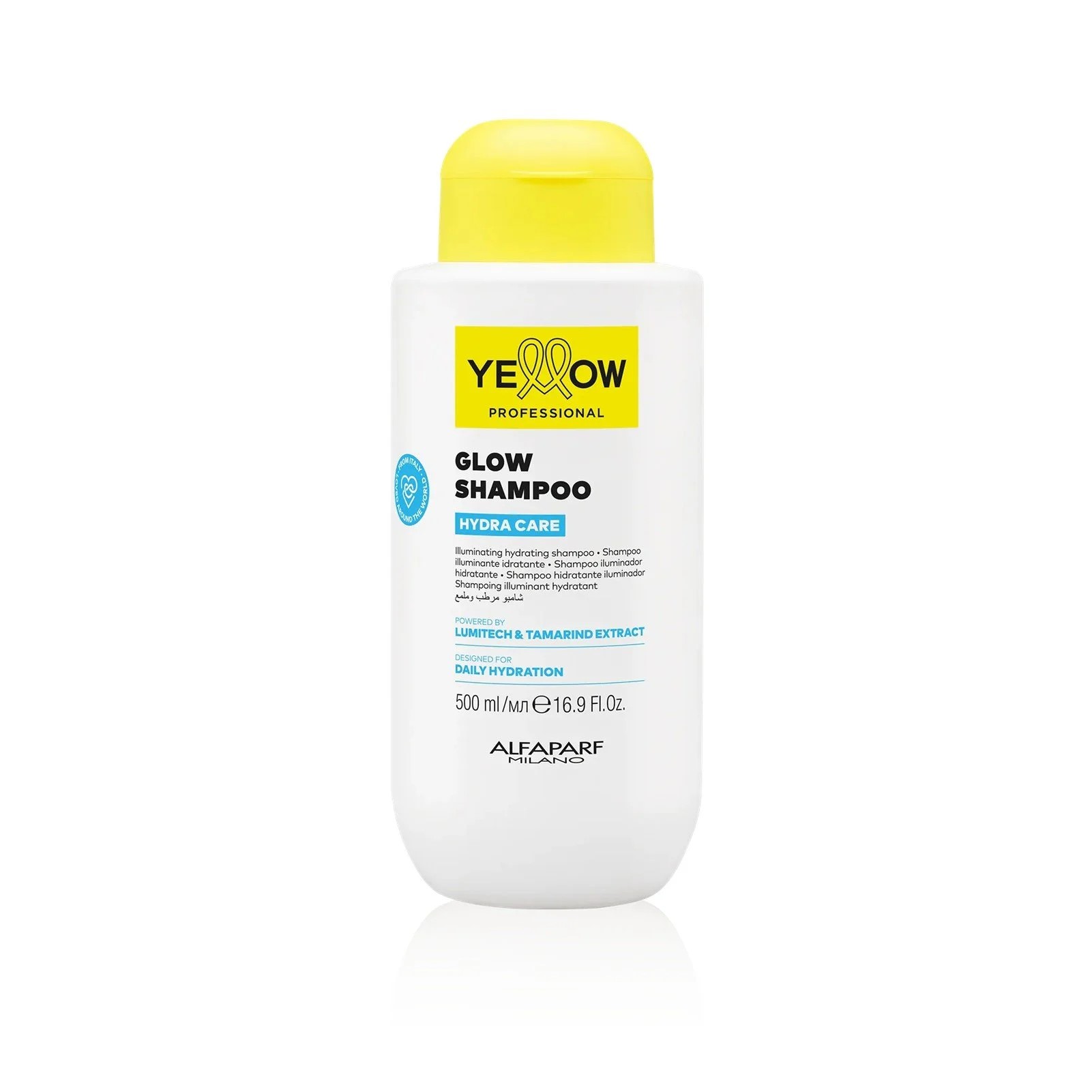 ALFAPARF YELLOW HYDRA CARE GLOW SHAMPOO 500ML - 1