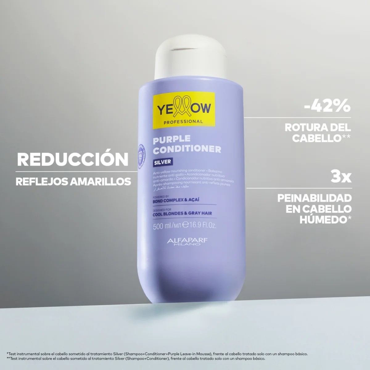 YELLOW ACONDICIONADOR SILVER 500ML - 2