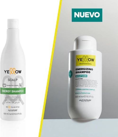 YELLOW SHAMPOO SCALP ENERGIZING 500ML - 4