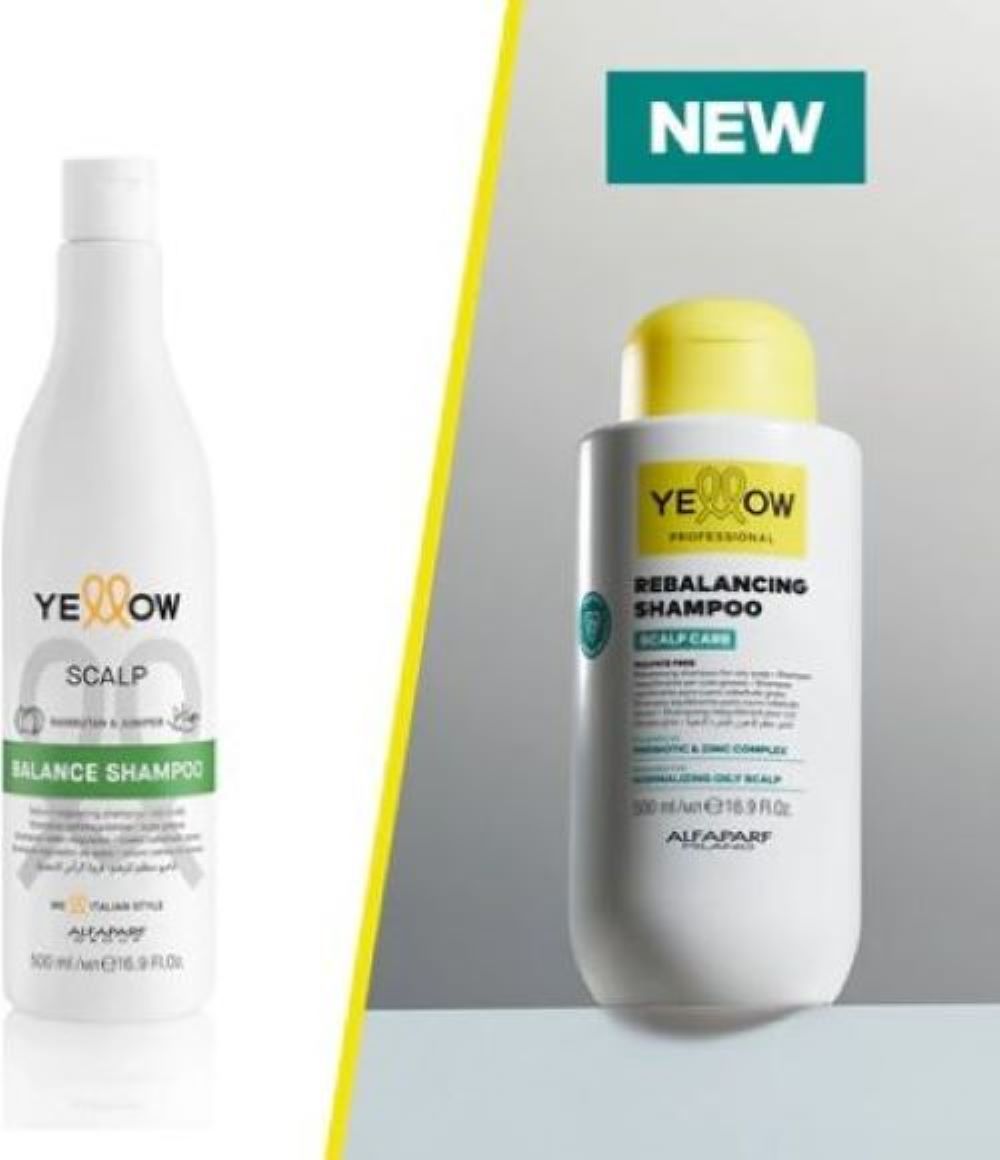 YELLOW SHAMPOO SCALP REBALANCING 500ML - 4
