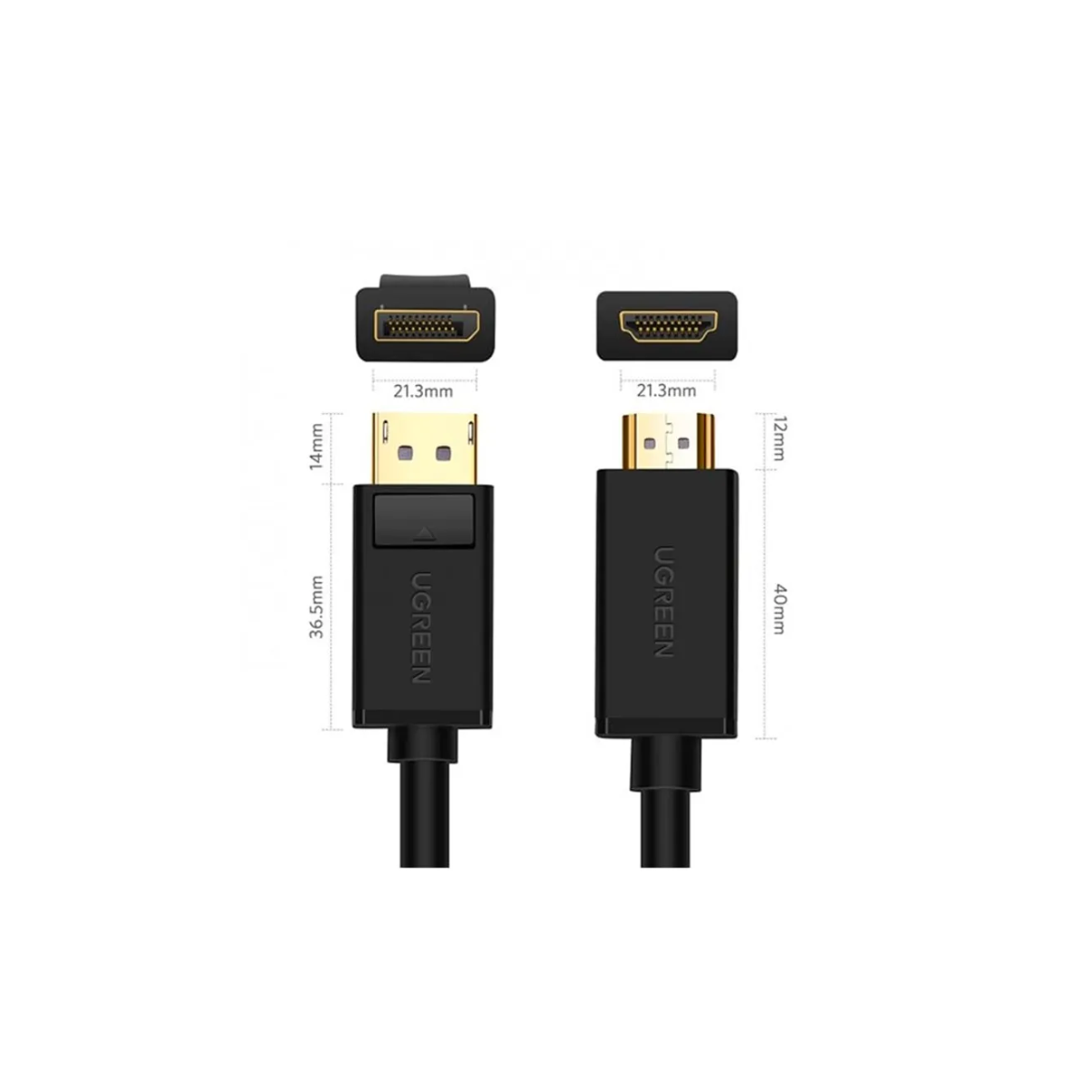 CABLE DISPLAYPORT A HDMI UGREEN 3 METROS DP101 - 2