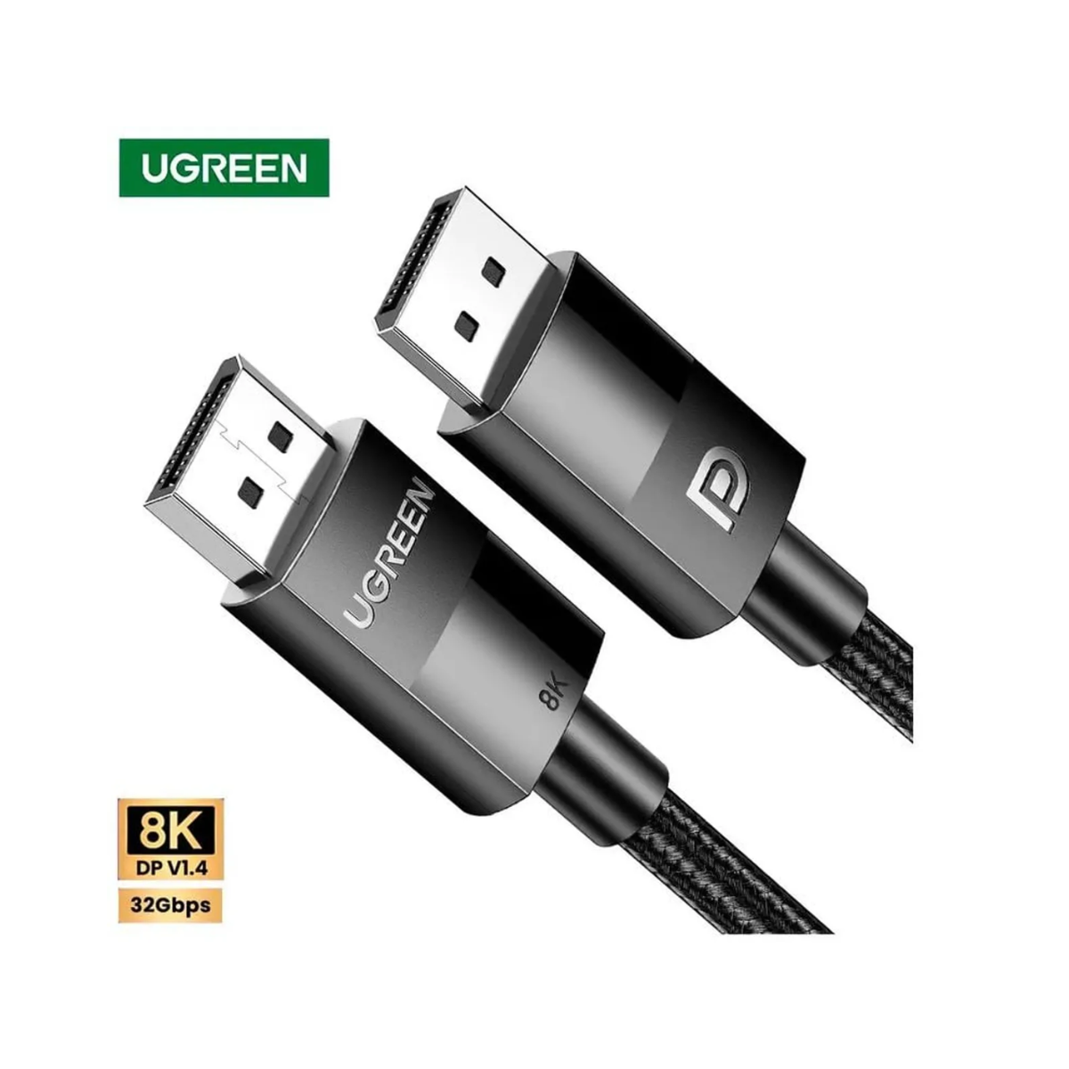 CABLE DISPLAYPORT 8K - 60HZ 4K - 240HZ - HDR 5 METROS UGREEN DP114 - 1