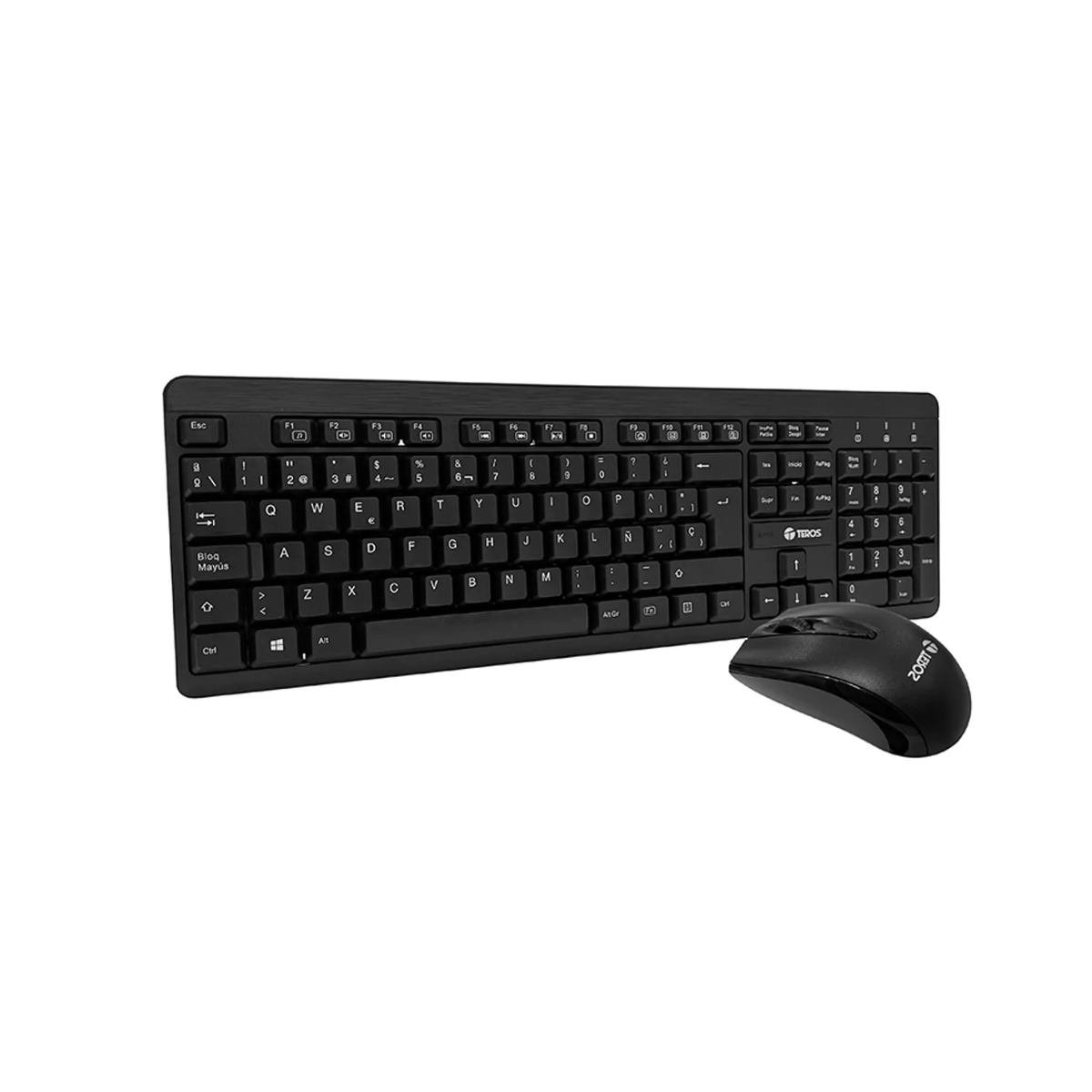 KIT TECLADO Y MOUSE TEROS WIRELESS TE-4061N - 1