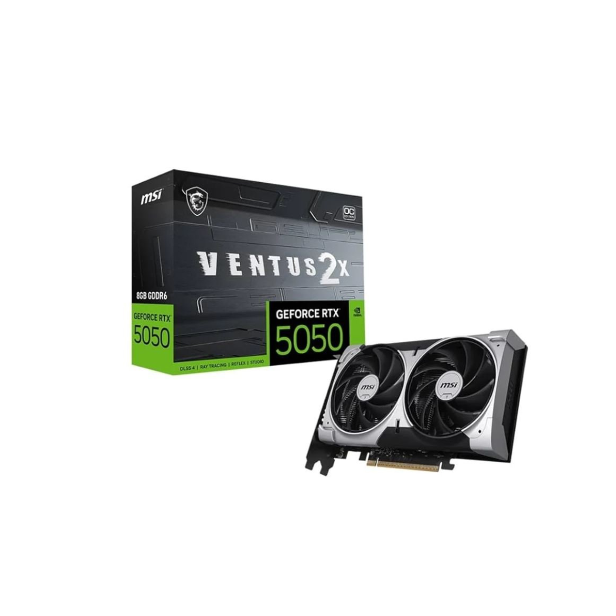 TARJETA GRAFICA GEFORCE MSI RTX 5050 8G VENTUS X2 OC 912-V538-010 - 1